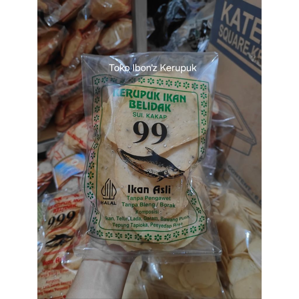 

Kerupuk ikan tenggiri 99 Pontianak 500 gram 330 gram Cemilan Keripik - Kerupuk Ikan Pontianak - Keping susun & Keping
