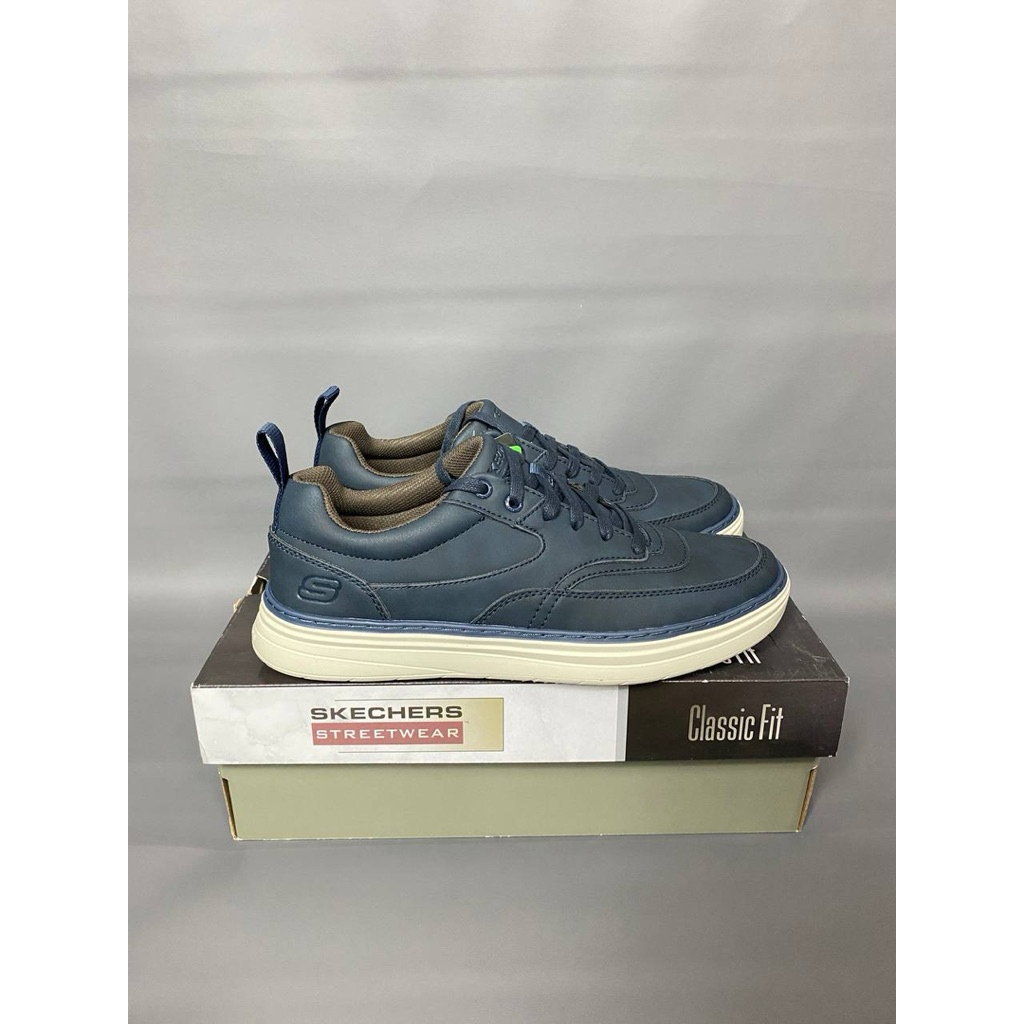Shoes Skechers Classic Fit Vegan Streetwear Hyland Navy men 210942