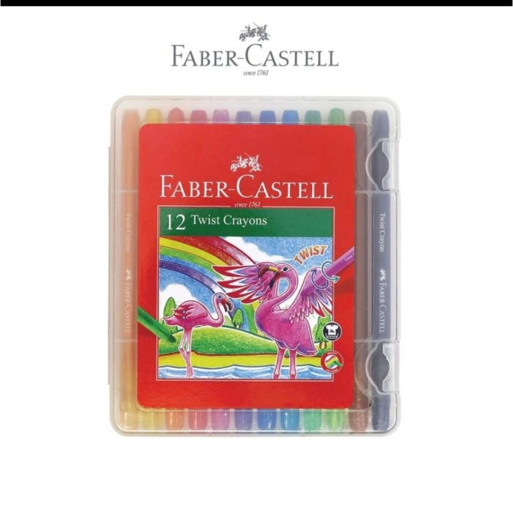 

Faber-Castell Twist Crayons Krayon Putar 12 Twist Crayons / 24 Twist Crayons - Set.