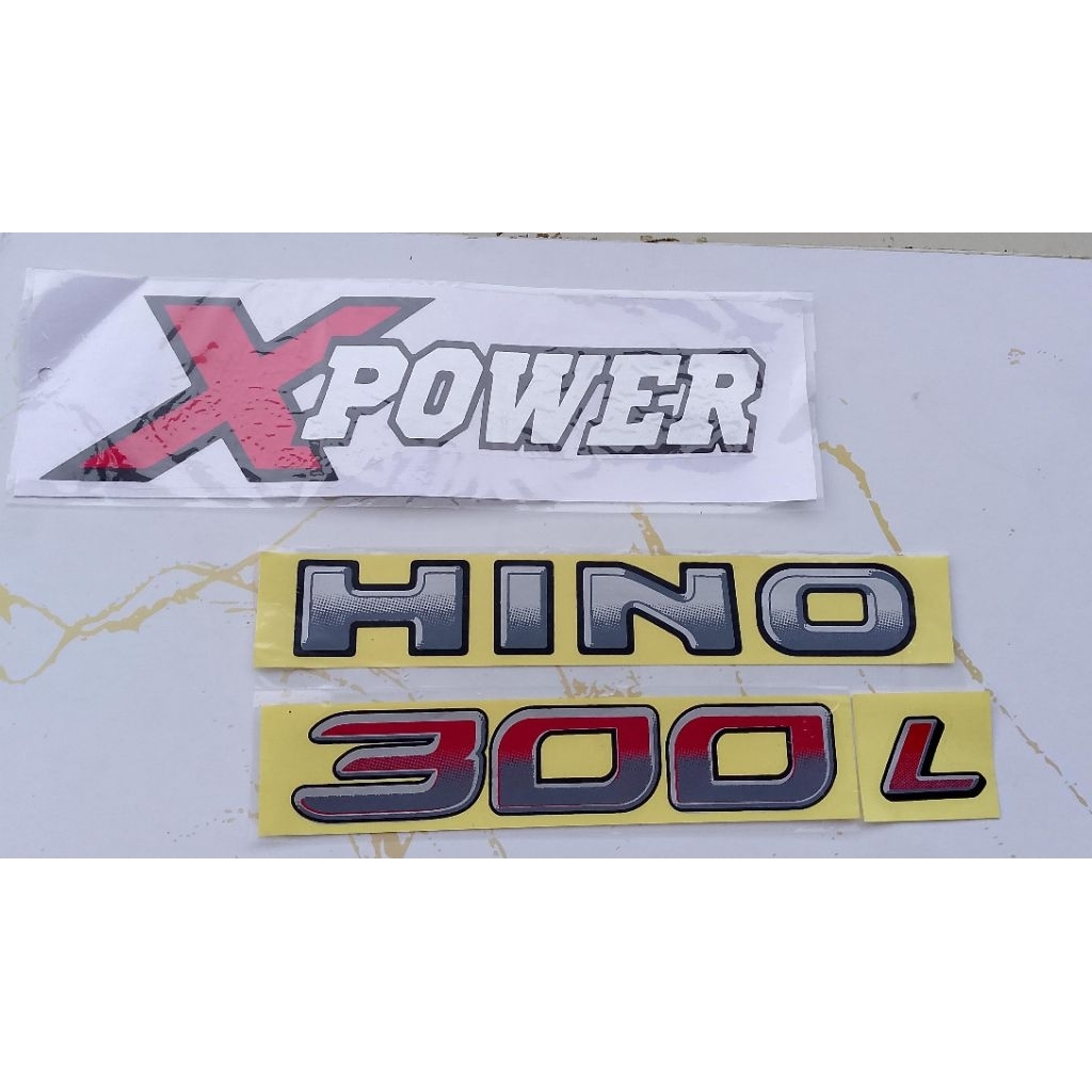 stiker hino HINO 300 new L / stiker hino 300 set / stiker hino 300 L / stiker hino satu set