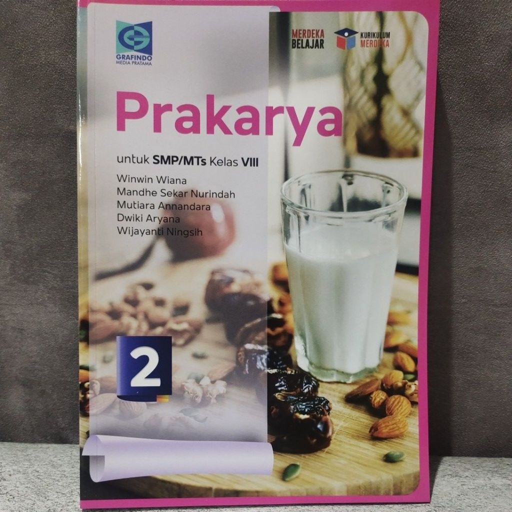 BUKU PELAJARAN PRAKARYA KELAS 8 GRAFINDO KURIKULUM MERDEKA, PRAKARYA 8 GRAFINDO