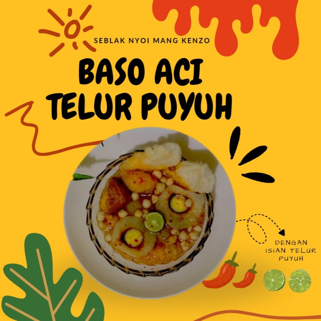 

BOCI MURAH ENAK - BASO ACI TELUR - SEBLAK NYOI MANG KENZO