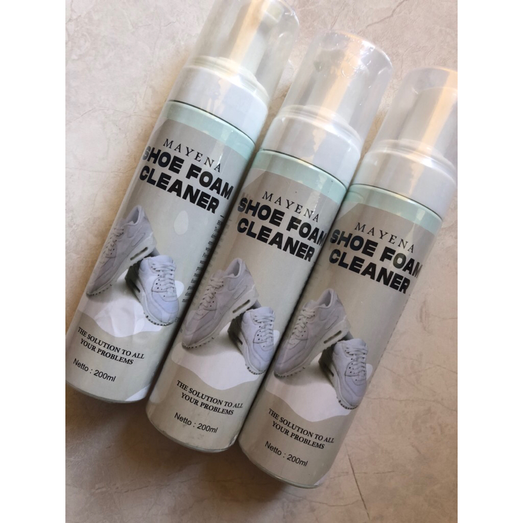 MAYENA shoes foam cleaner sabun pembersih sepatu tanpa bilas