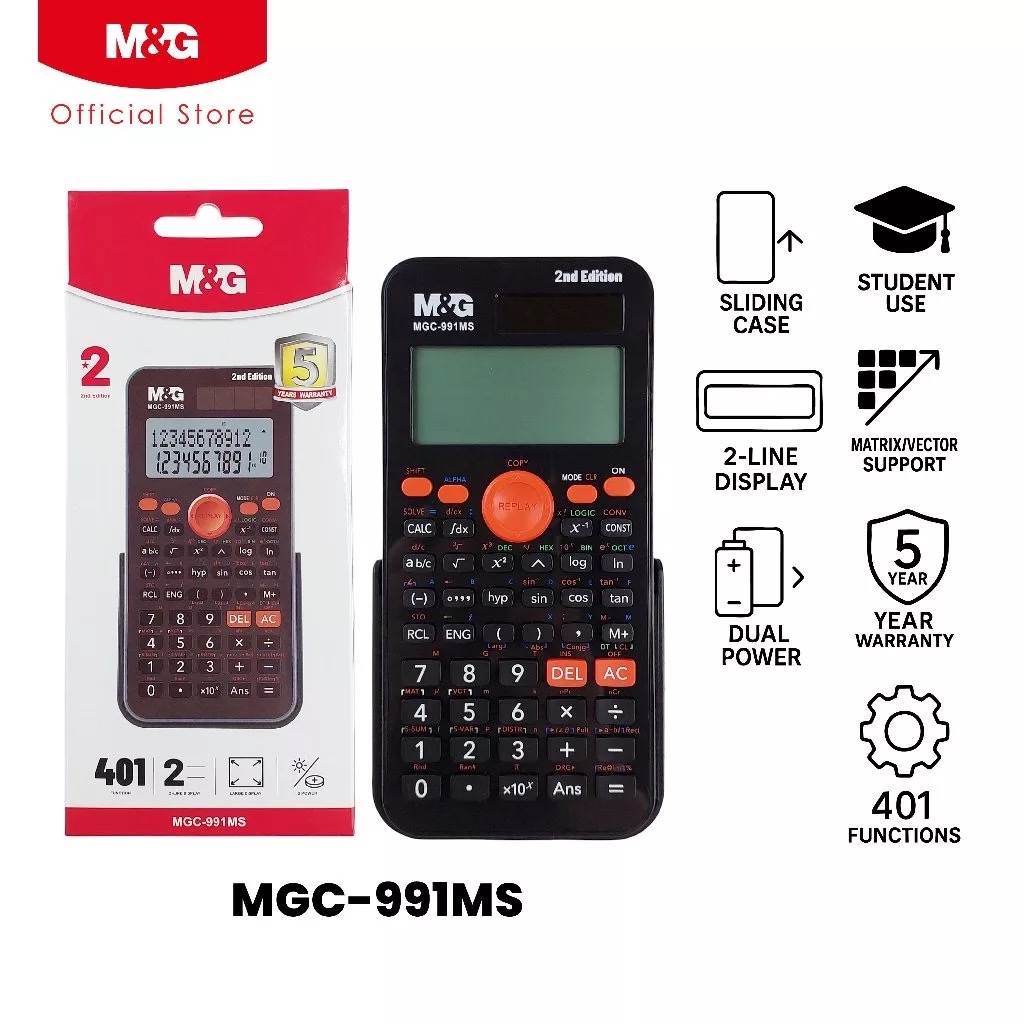 

M&G M&G Scientific Calculator MGC-991MS Kalkulator Sains 401 Function