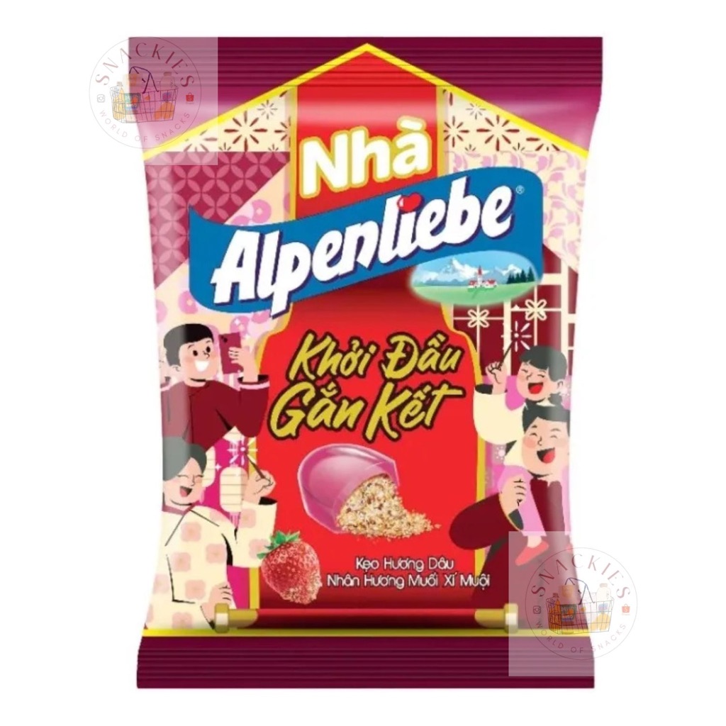 

(REPACK) Alpenliebel rasa Rujak Strawberry / Strawberry Chili Salt