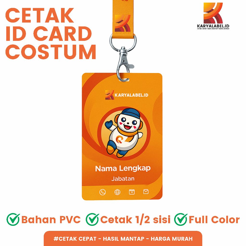 

Id Card Full Color | ID CARD CUSTOM | PHOTOCARD | NAME TAG | MEMBER CARD |