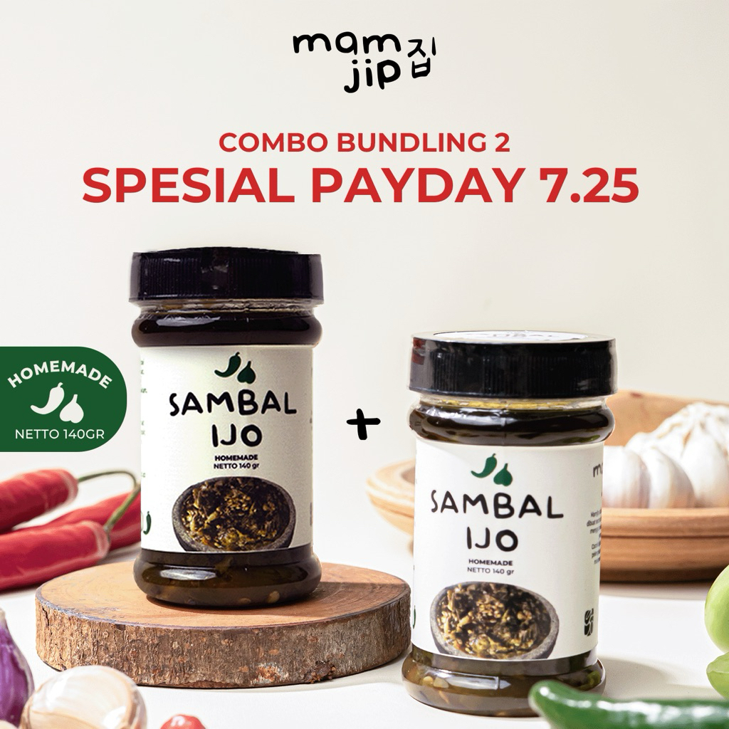 

[COMBO BUNDLING SPESIAL PAYDAY] Sambal Ijo dan Sambal Kecombrang