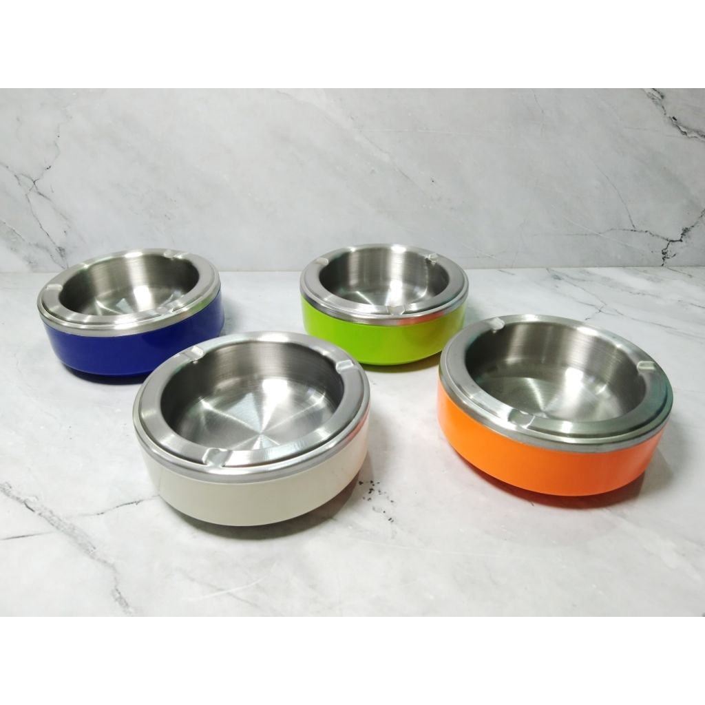 ASBAK ROKOK STAINLESS / ASBAK ROKOK WARNA