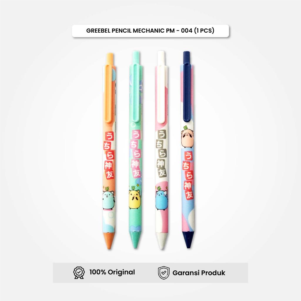 

GREEBEL Mechanical Pencil PM-004 CHUBBY MOUSE (1PCS) Pensil Mekanik Karakter Dengan Klip dan Penghapus
