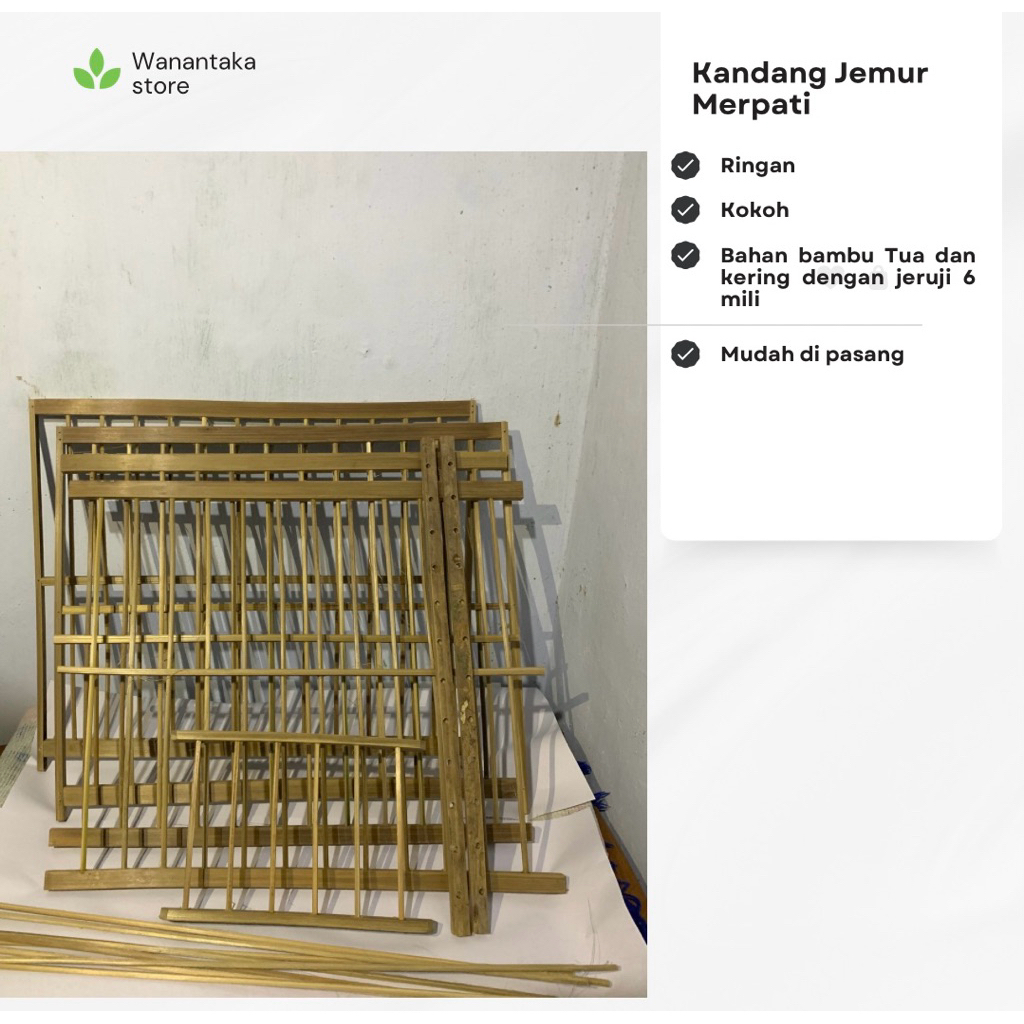 kandang jemur /dondang merpati rakitan