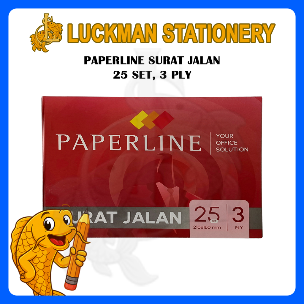 

LUCKMAN STATIONERY - SURAT JALAN PAPERLINE (1 Pak isi 10 Pcs)