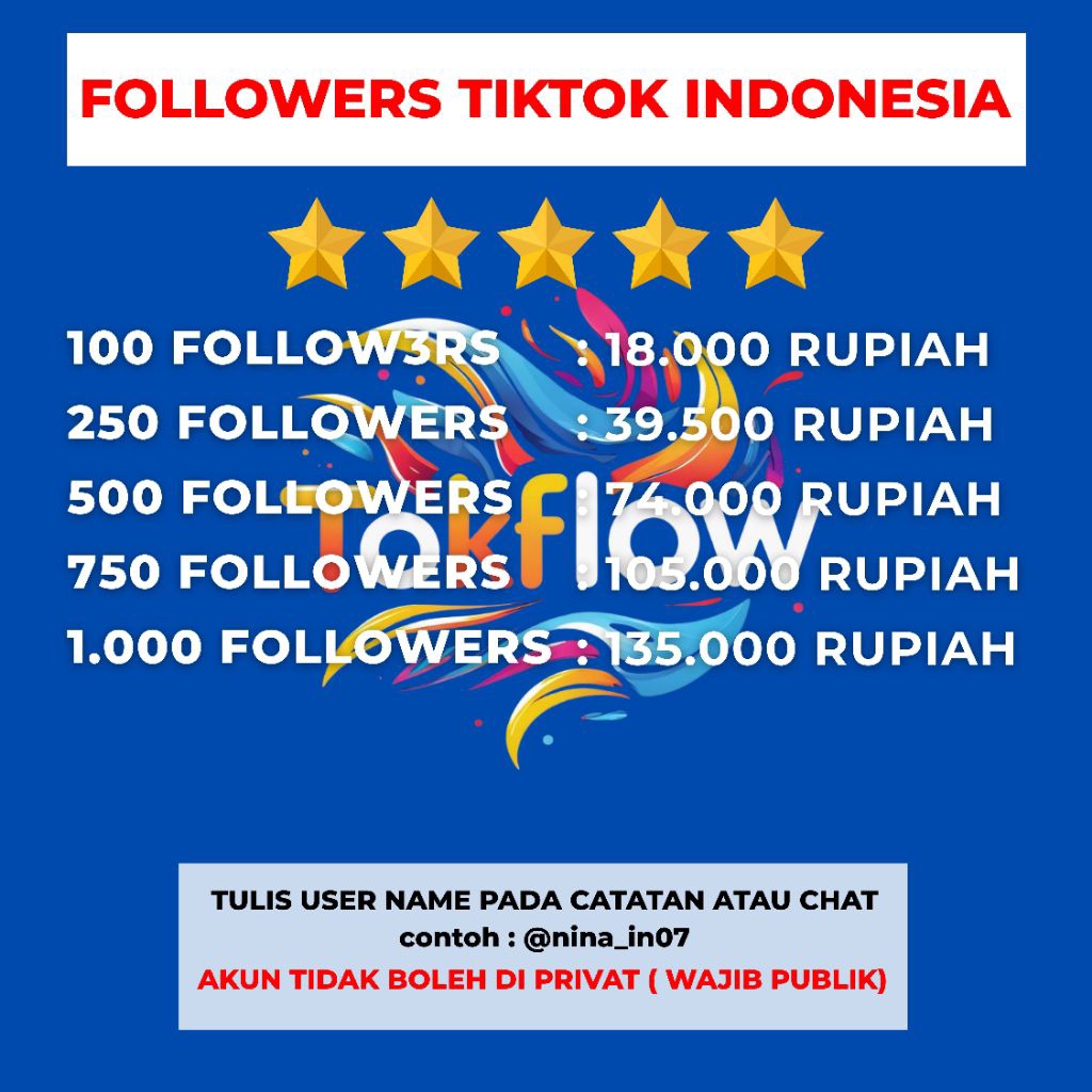 FOLLOWERS TIKTOK INDONESIA