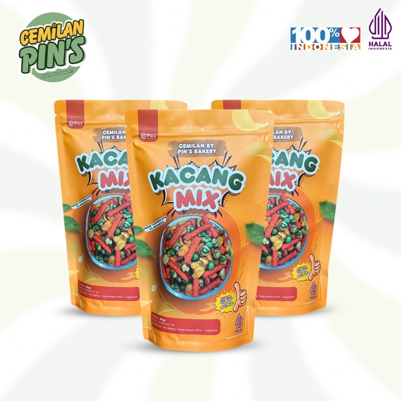 

Kacang Mix Cemilan Pins Gurih Nikmat Bikin nagih Bisa COD Halal