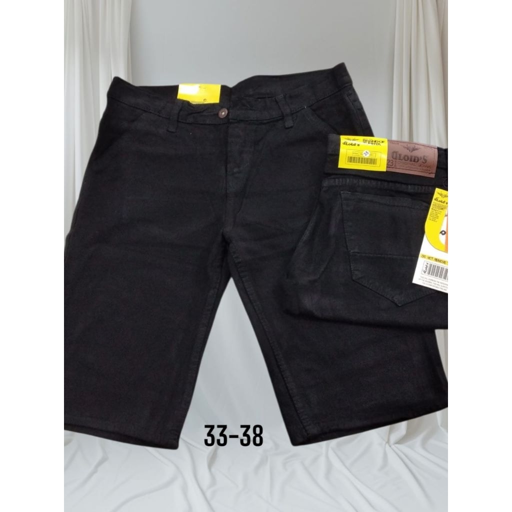Celana jeans pendek cowok jumbo 33-38 Celana pendek jeans jumbo pria