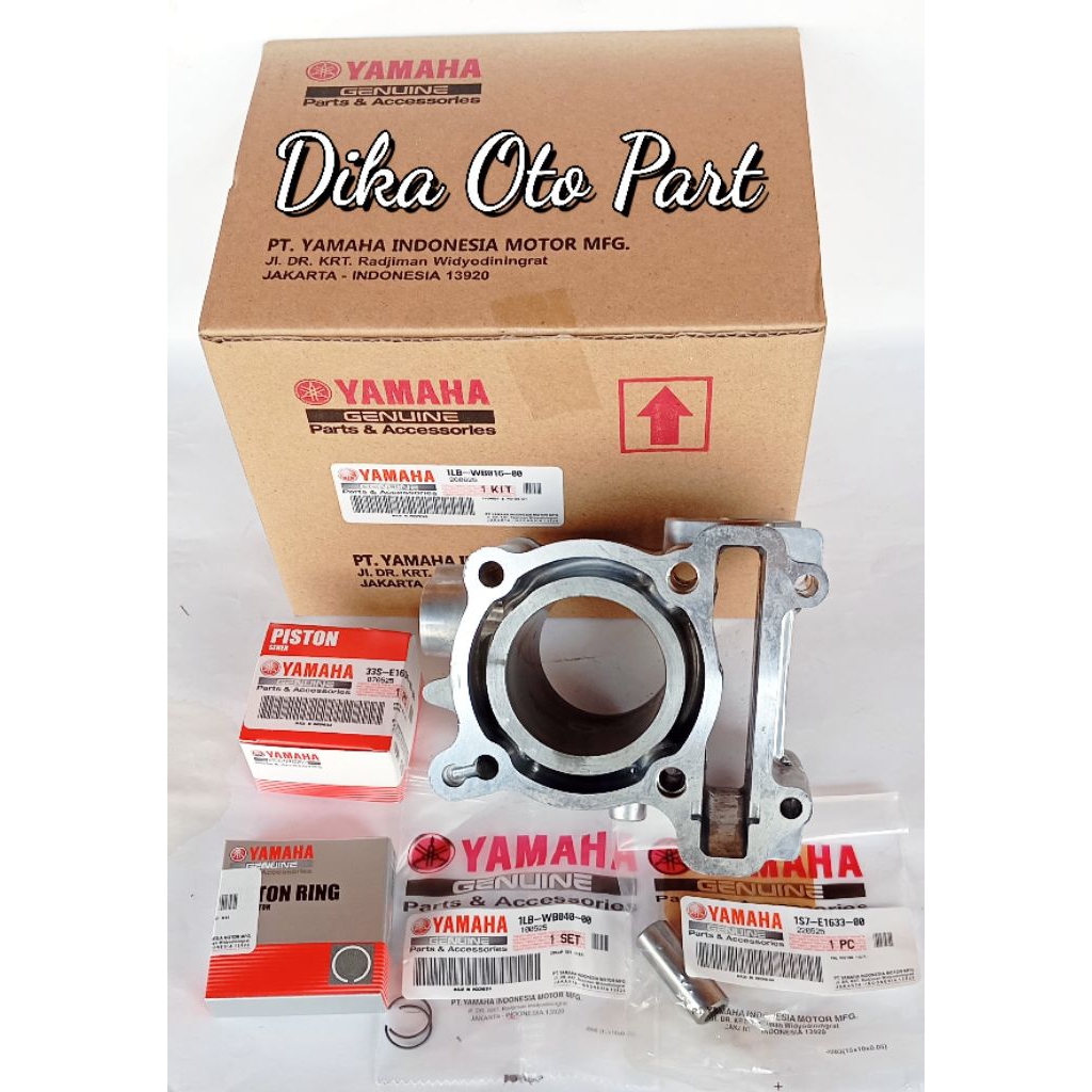 Paket Piston Kit Seher Seker + Silinder Blok Buring Boring Aerox 125 Xeon RC 125 Xeon GT 125 1LB-WB0