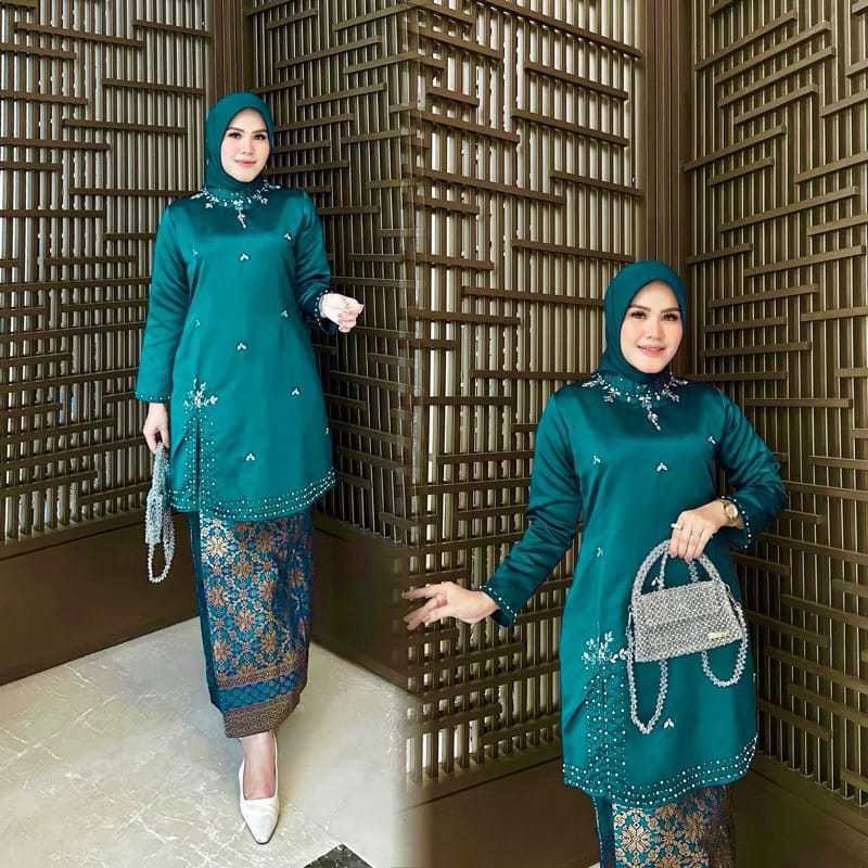 FREE HIJAB SET KEBAYA Kurung Melayu Model Terbaru Vol 3 - Set Kebaya Kondangan - Kebaya Wisuda - Keb