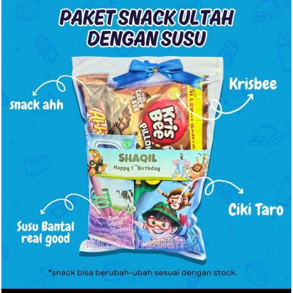 

Snack ulang tahun/hampers ultah/snack ultah murah