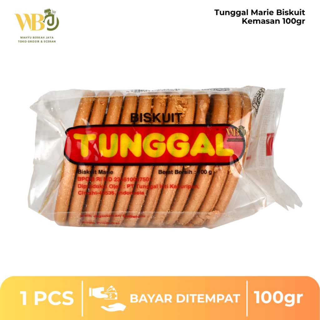

Tunggal Marie Biskuit Kemasan 100g – Kedaluwarsa Lama | Grosir & Eceran Ready Stock