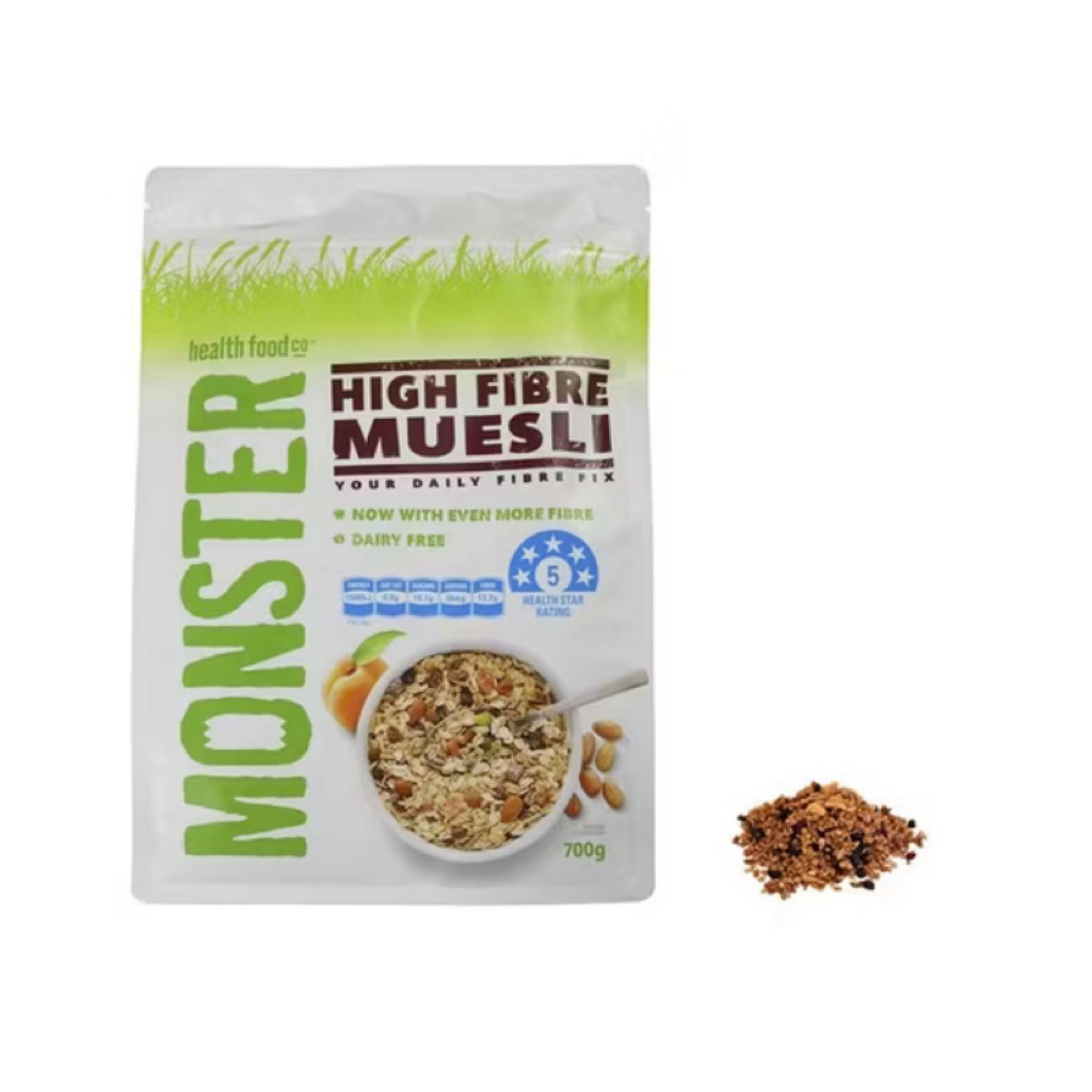 

Monster High Fibre Muesli 700g – Sarapan Sehat Tinggi Serat, Pilihan Gaya Hidup Aktif