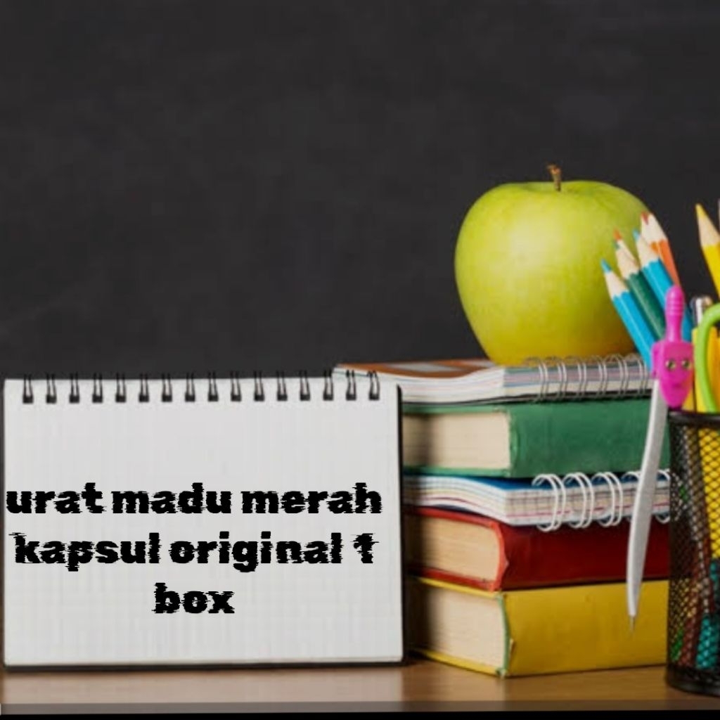 

paket alat tulis 1 box merah madu