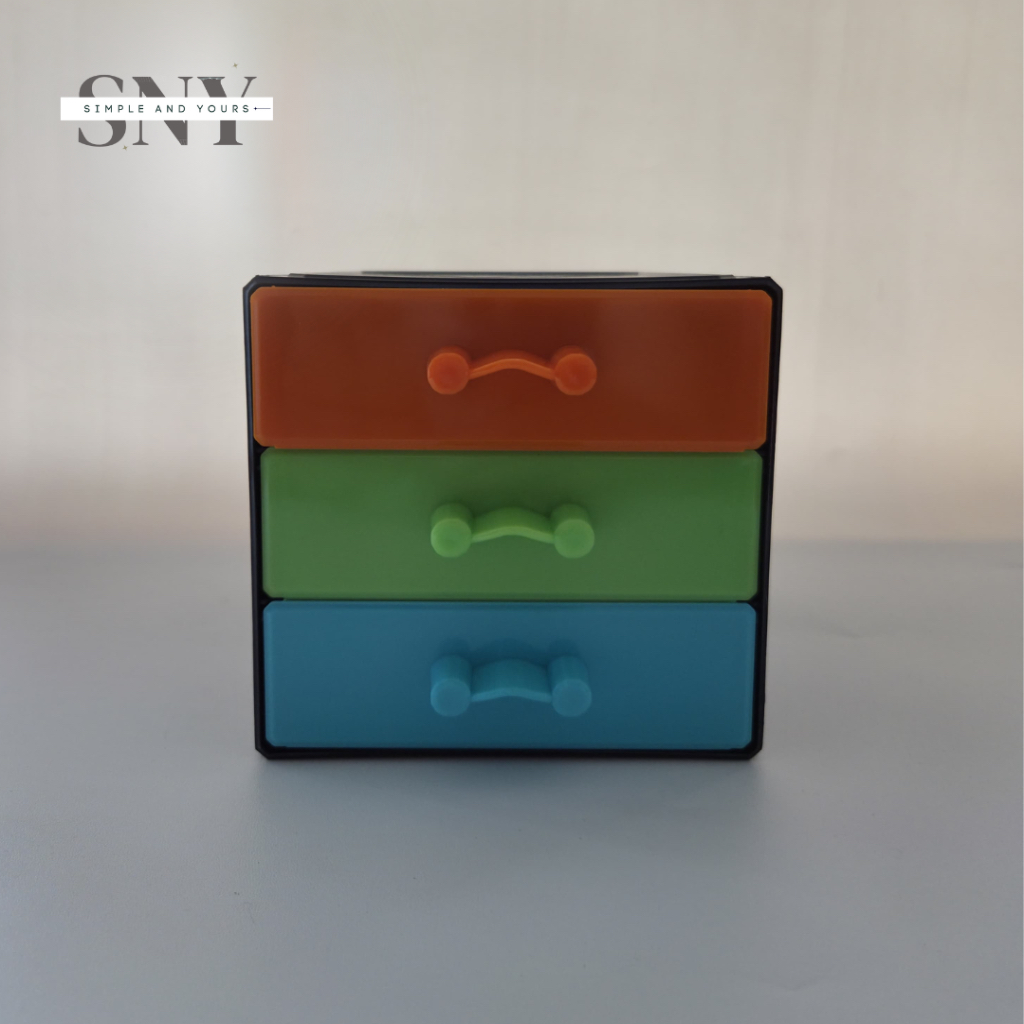 

Laci Mini / Laci Kecil / Mini Container Lemony 3 Susun