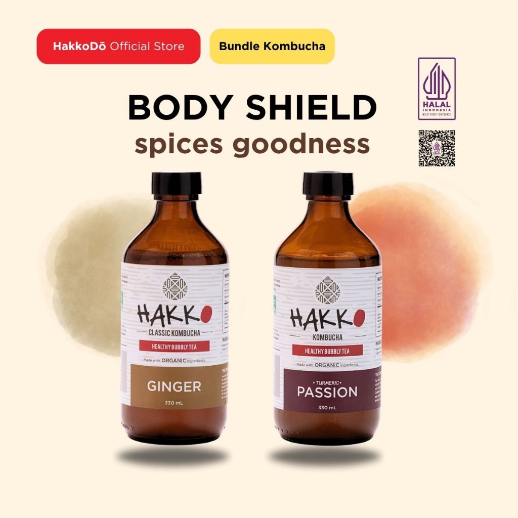 

Hakko Kombucha Body Shield - Ginger + Passion Turmeric