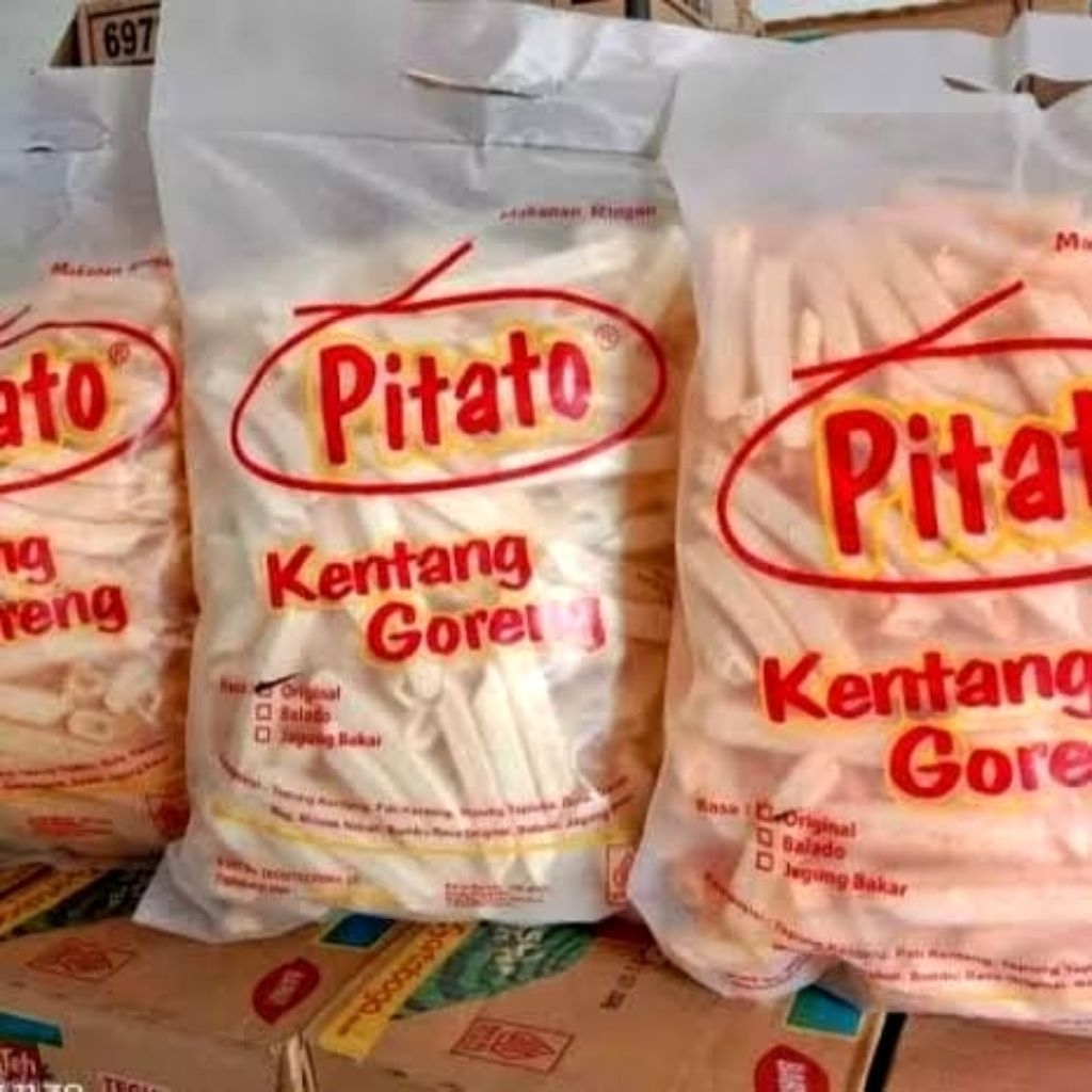 

Pitato Kentang Goreng kemasan 250gr HARGA TERMURAH