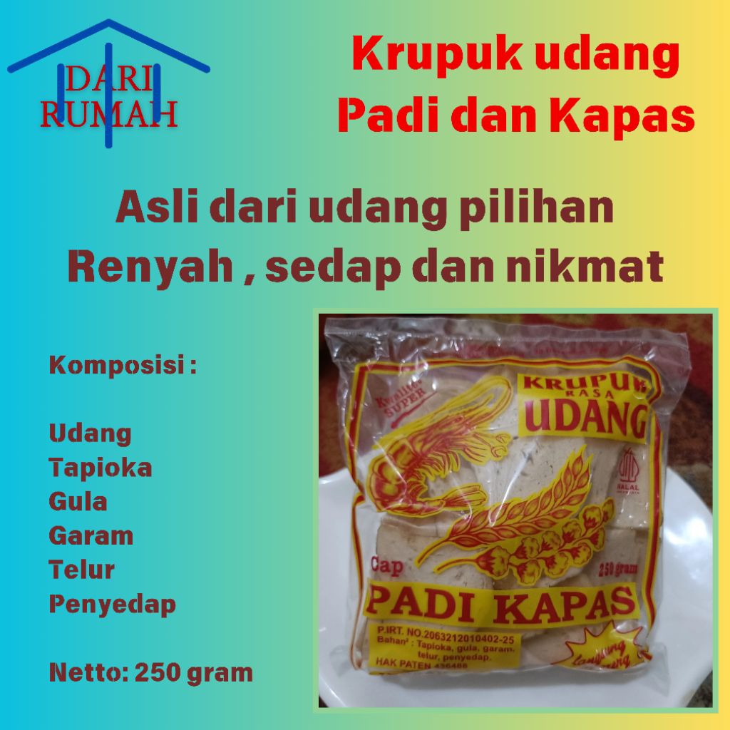 

Krupuk udang asli dari udang pilihan istimewa termurah