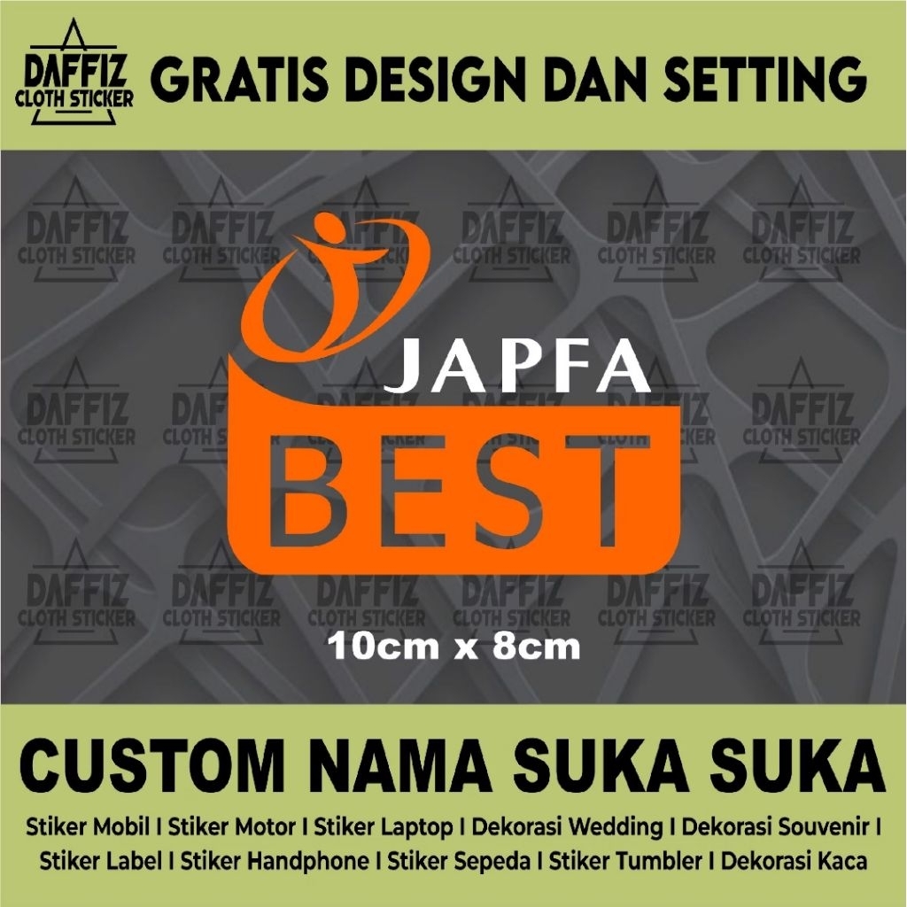 

STIKER CUTTING JAPFA BEST