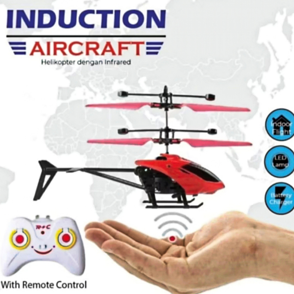 RC Helicopter Mainan Anak Murah Tahan Banting / Flying Helicopter / Mainan Helikopter Remote Control