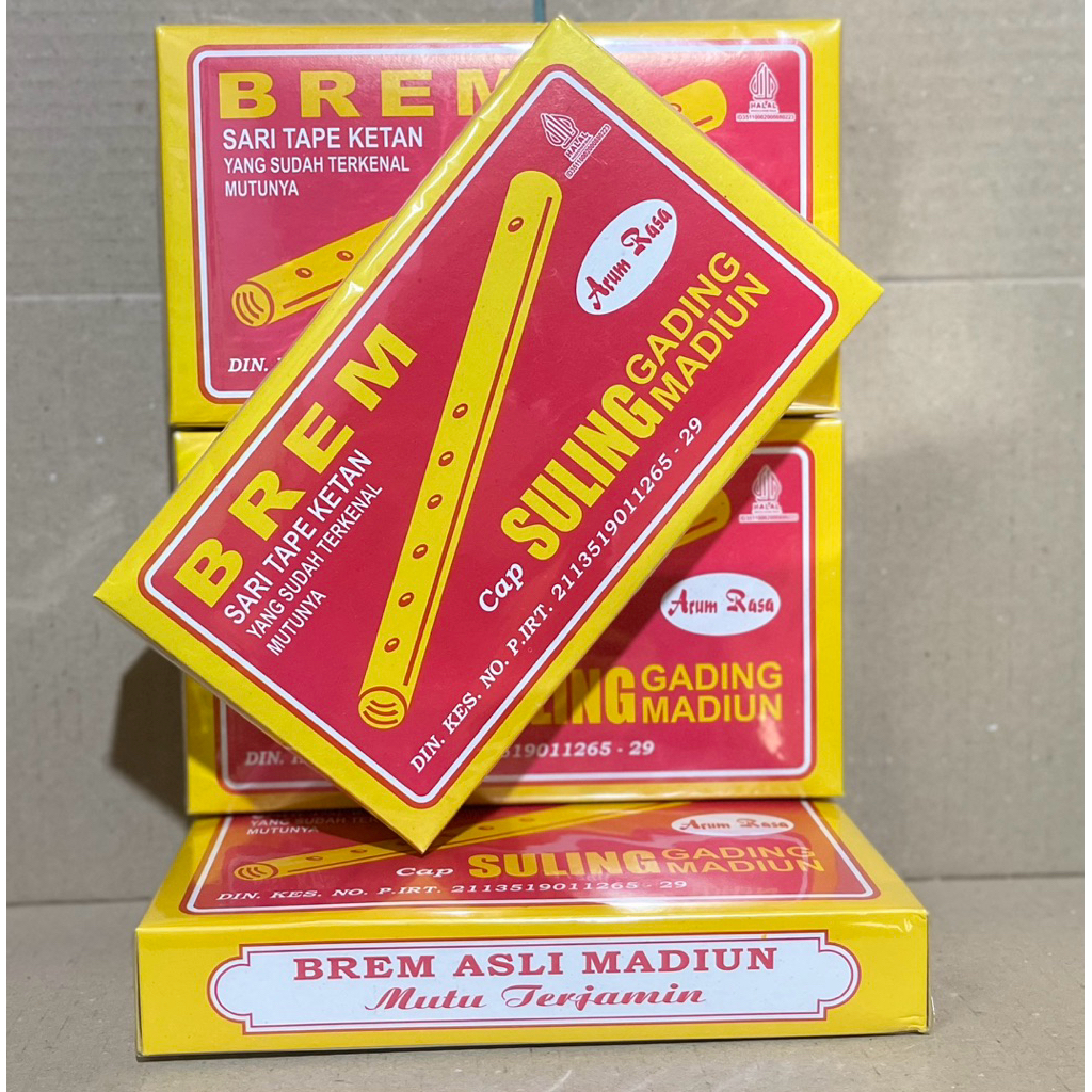 

BREM ASLI MADIUN CAP SULING GADING JUMBO MAKANAN TRADISIONAL