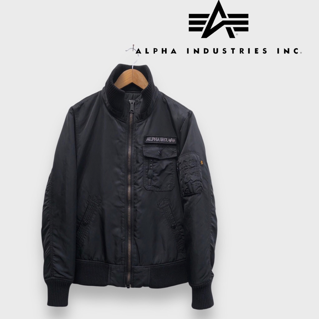 Jaket Alpha Industries M65 Black Color Size M