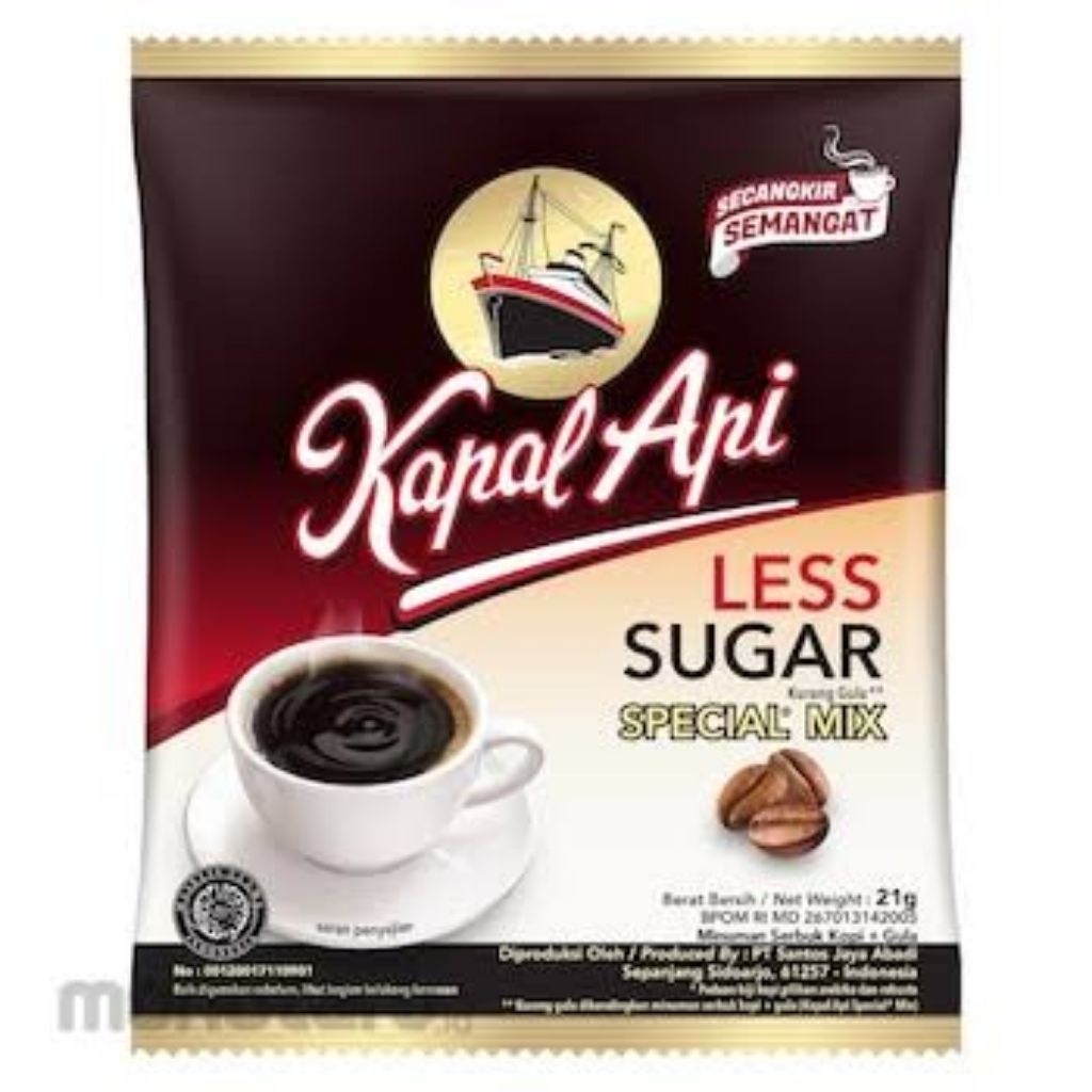 

Kapal Api Spesial Mix Less Sugar 5 pcs