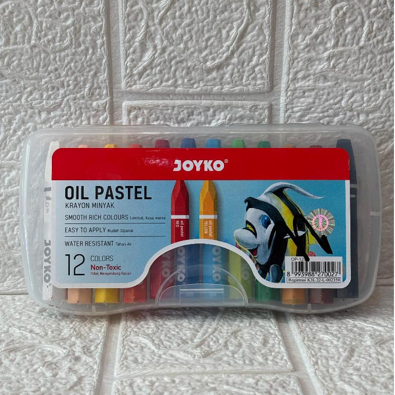 

Krayon Joyko Oil Pastel 12 Warna