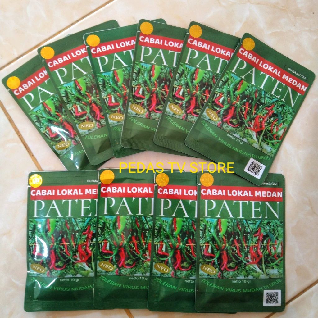 Bibit Cabe Paten Lokal Medan 10 Gram