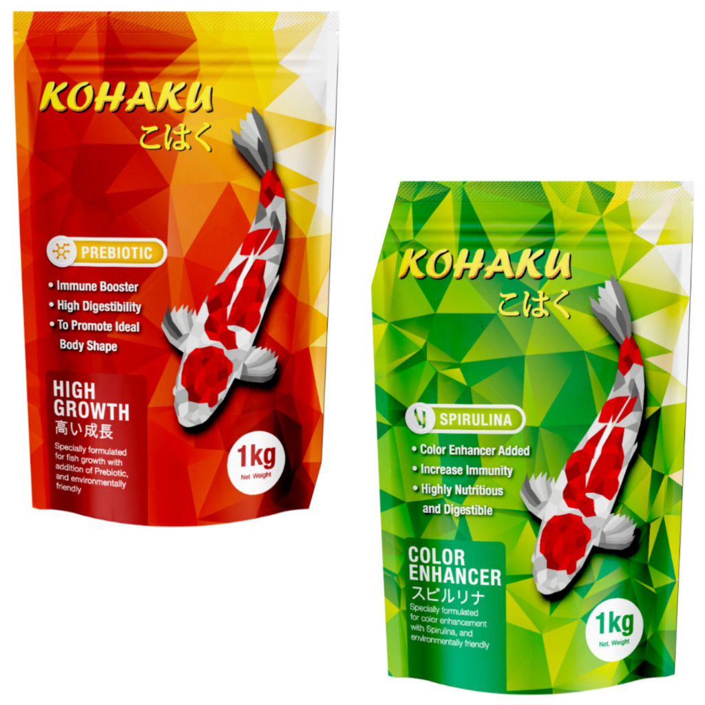 KOHAKU SPIRULINA 1kg / kohaku pakan koi