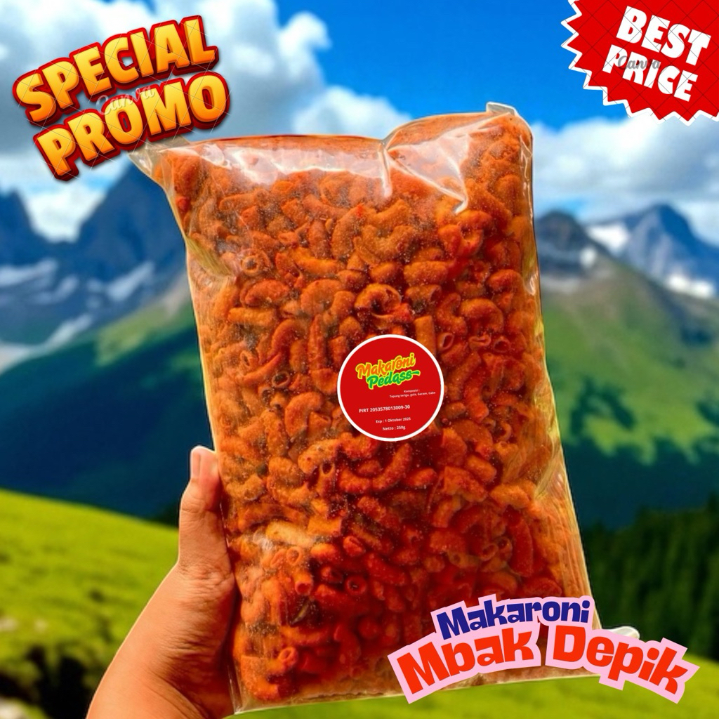 

Makaroni Pedas 1/4kg Lezat, Garing, Cocok Buat Yang Lagi Mau Ngemil | Makaroni termurah Surabaya