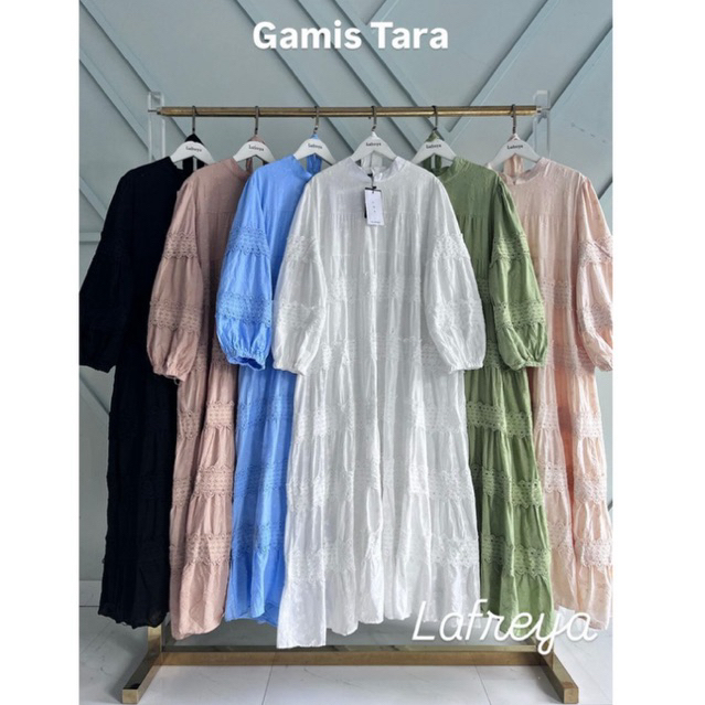 gamis Tara, gamis lfy, lafreya dress, gamis goldy, Dress Maxi, gamis bangkok, gamis putih, white max