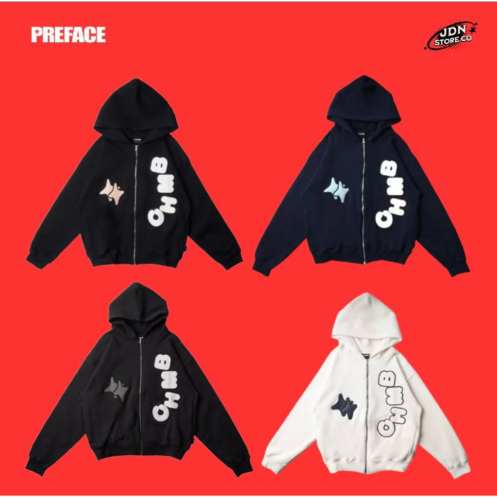 Zip Boxy Hoodie Sensasional Chambredelavain