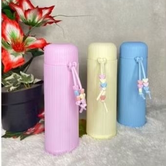 Botol Minum Kaca Macaron Pastel Botol Kaca Tumbler Pastel 400ml Takasimura