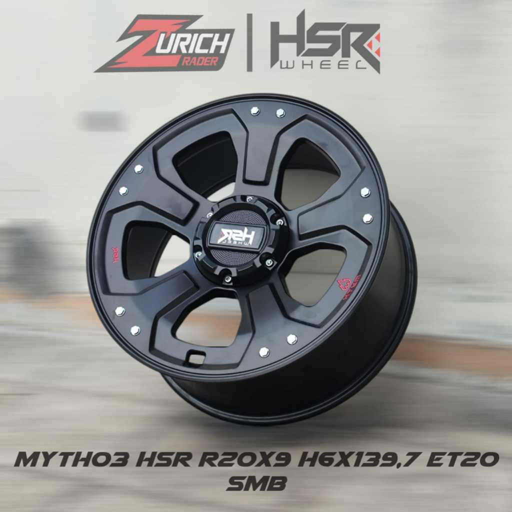 Velg Mobil Ring 20 Hsr Wheel Myth03 R20 Pelek Land Cruiser Isuzu Mux Paajero Everest Strada