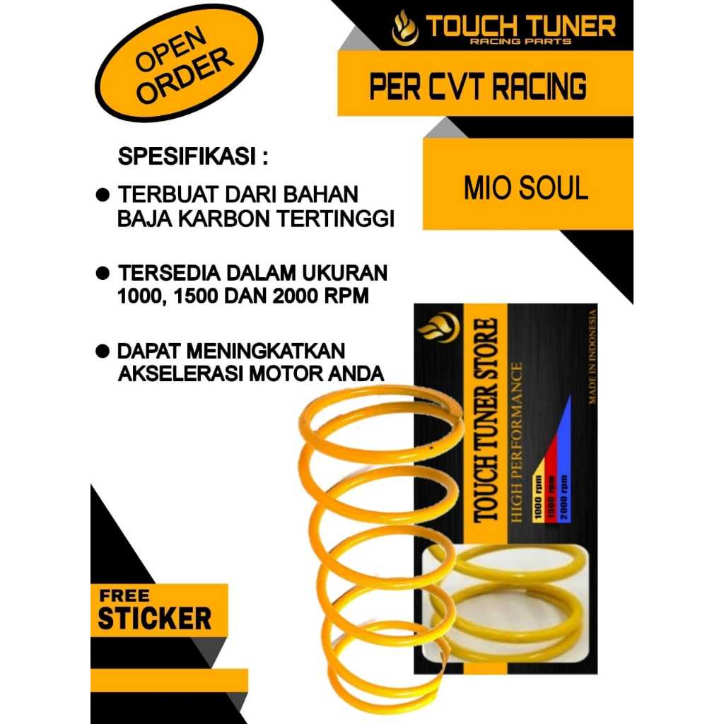 PER CVT RACING 1500 RPM MIO SOUL / SOUL GT