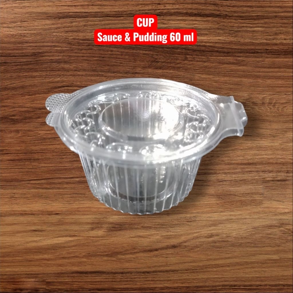 Cup Jelly, Cup Agar, Cup Sambal, Cup Pudding Belimbing Tutup Sambung 60 ml