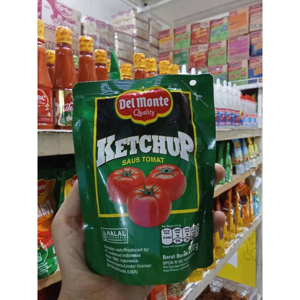 

SAUS TOMAT DEL MONTE 200gr KETCHUP SAUS TOMAT