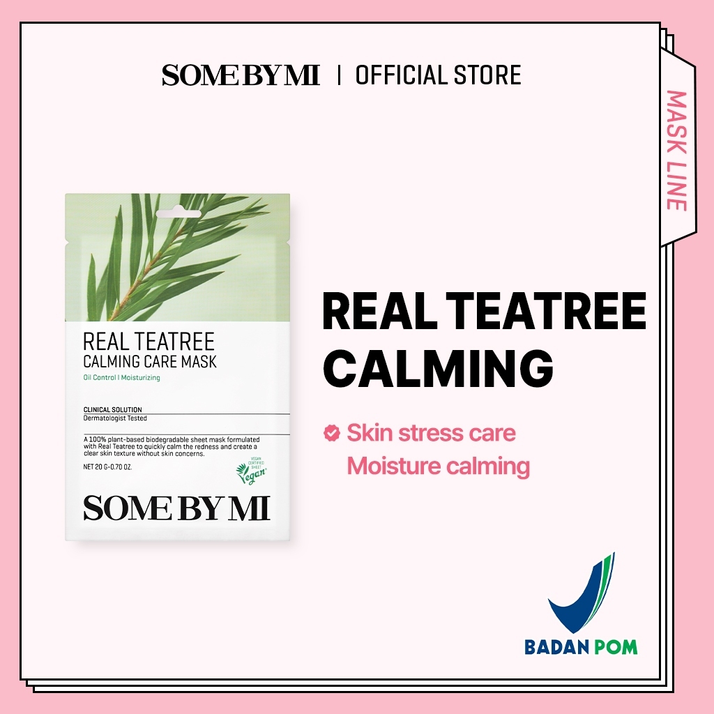 EXP 01.2028 SOME BY MI Real Teatree Calming Care Mask
