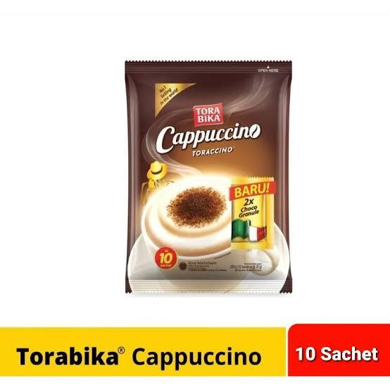 

torabika cappuccino 10 sachet
