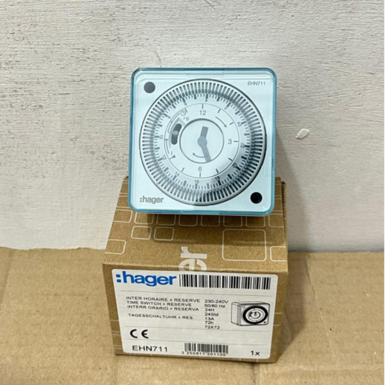 Timer EH711 24Hour 200hrs Hager (France) EH711/EHN711 ORIGINAL