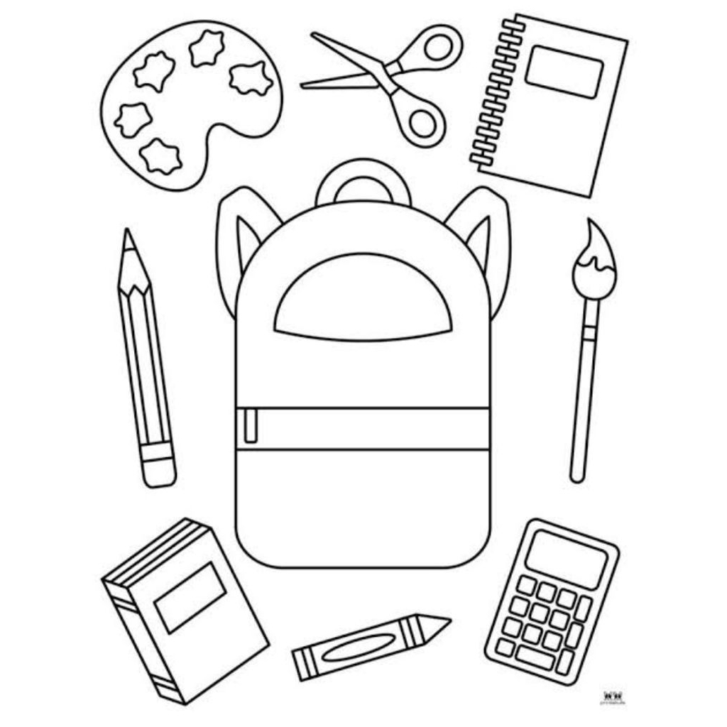 

Gambar Mewarnai Tema Alat Tulis Sekolah 20 Lembar Ukuran A4