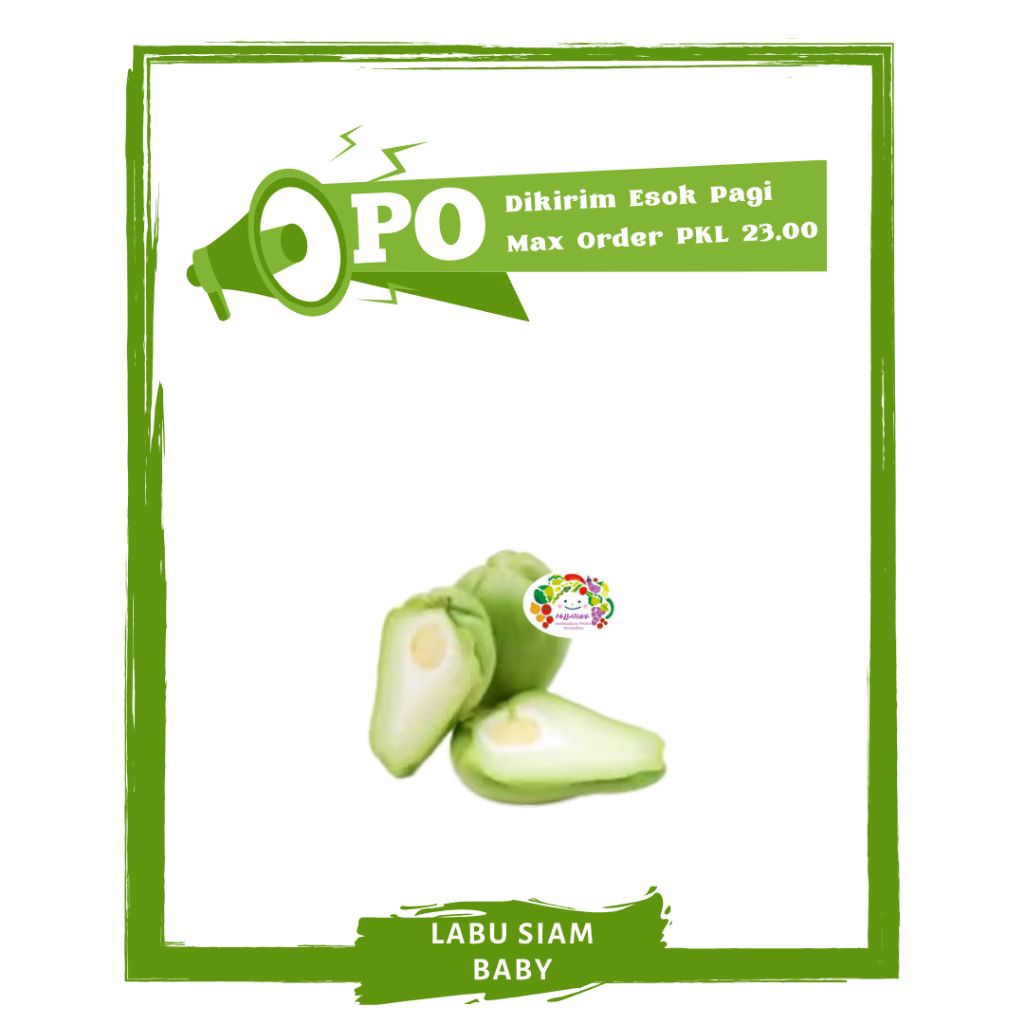 

Baby Manisa / Labu / Sayur Sayuran Segar PO Mallahrizwa