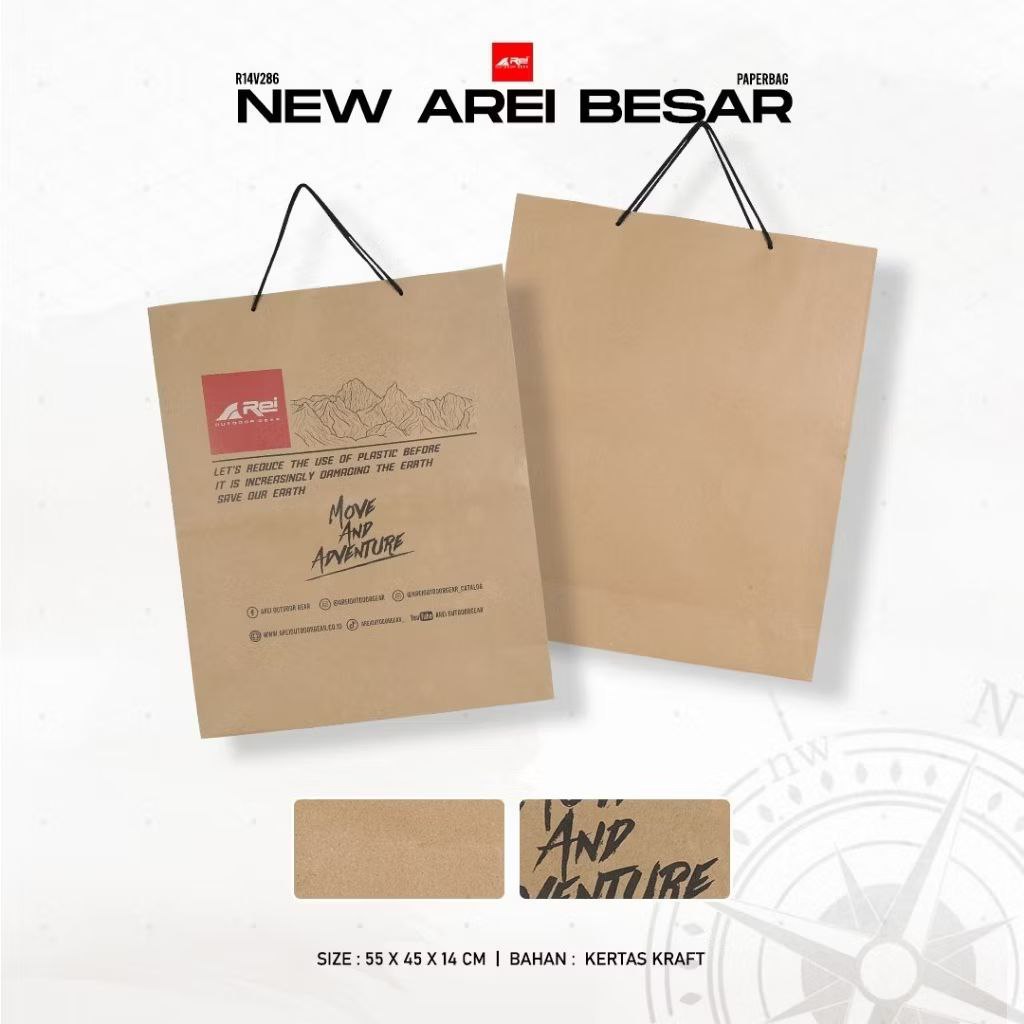 

Paperbag New Besar Coklat Arei Outdoorgear / Paperbag
